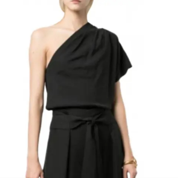 Vince Brand One Shoulder Blouse - Picture 2 of 12